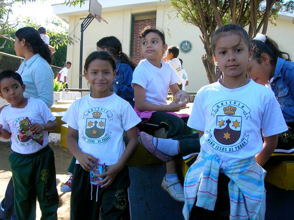 Students at the Nejapa School