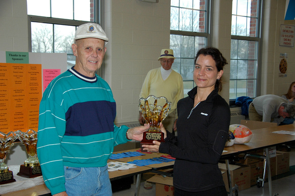 5k WInner Sarah Facteau & Larry Ewald