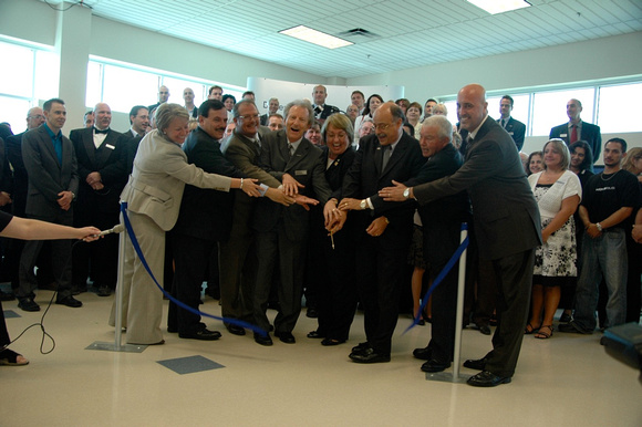 It was a historic and happy ribbon cutting!